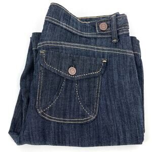 Womens Dark Wash One 5 One Mid Rise Jeans Size 6 28